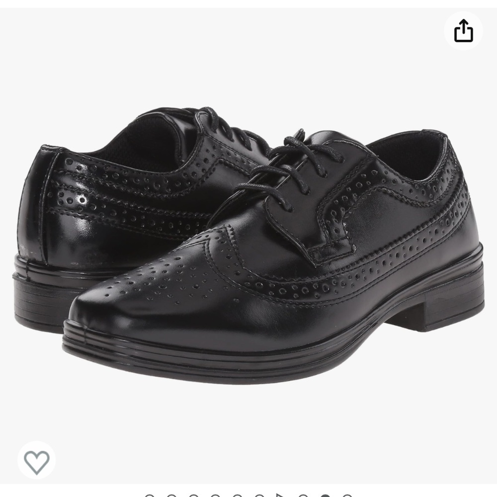 Deer Stags Boys' Ace Dress Comfort Wingtip Oxford